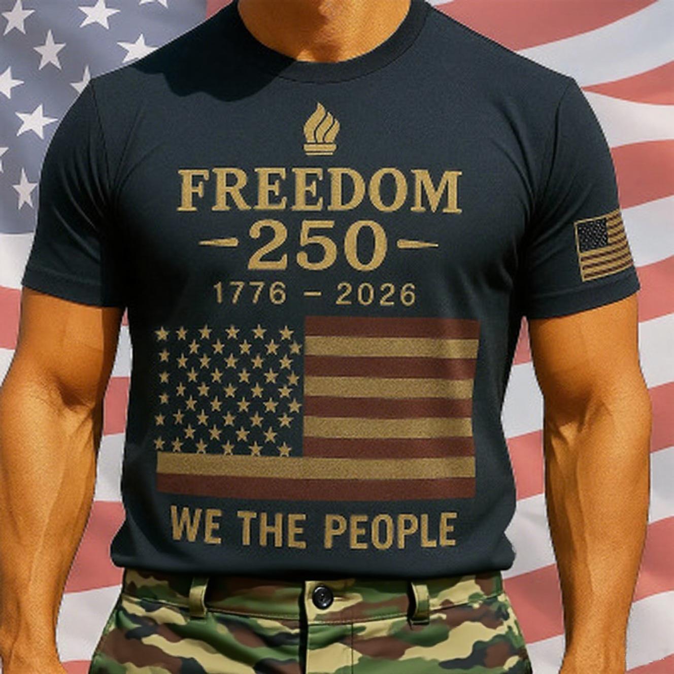 🔥 LAST DAY 50% OFF – 250th Anniversary Patriotic Tees