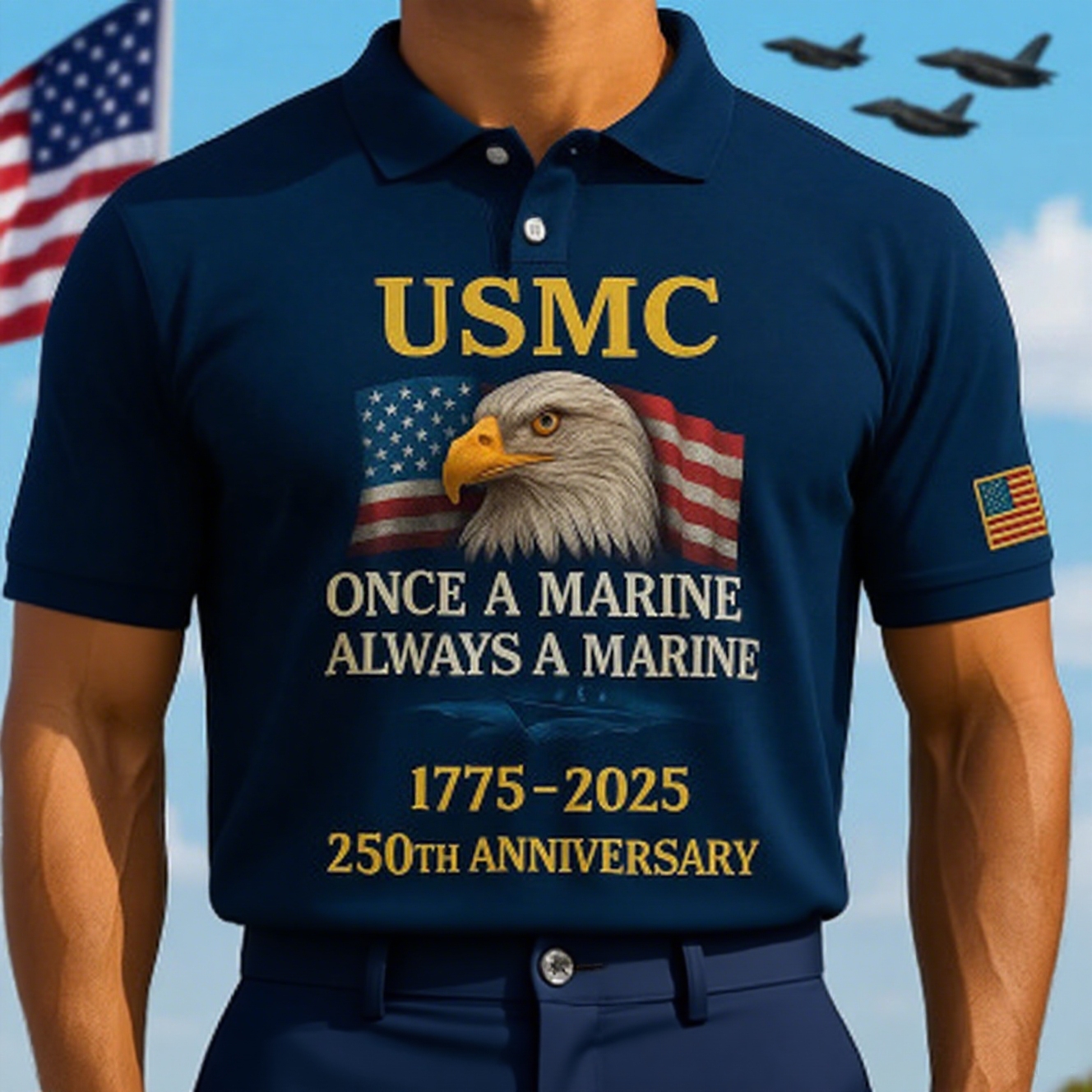 🔥 LAST DAY 50% OFF – USMC Semper Fi™ Tribute Tee