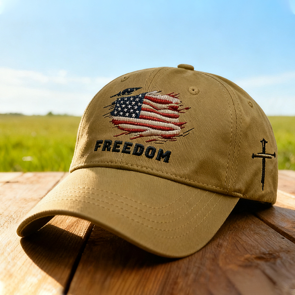 Limited Edition Patriotic American Flag Hat – Unisex Freedom Cap