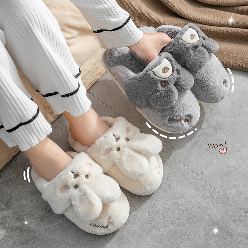 Non-Slip Soft Warm House Shoes Women Winter Home Slippers