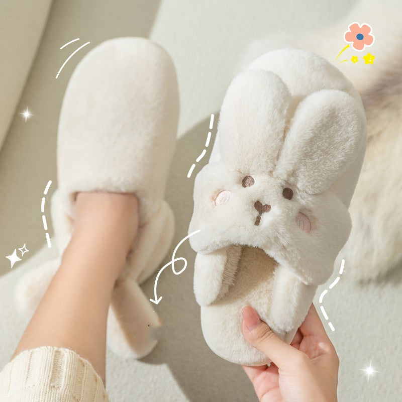 Non-Slip Soft Warm House Shoes Women Winter Home Slippers