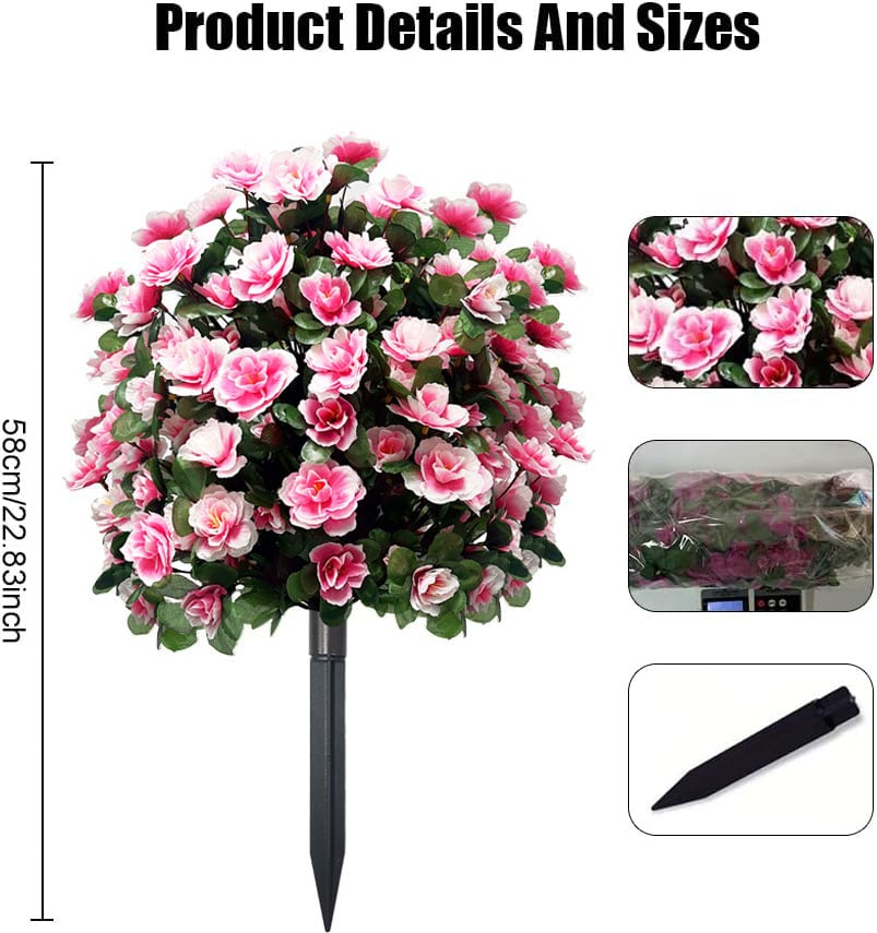 Artificial Boxwood Topiary Ball Trees with Ground Spikes