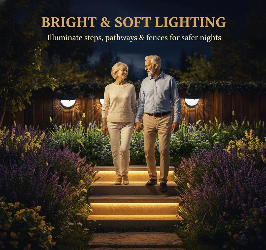 Outdoor Solar Fence Light