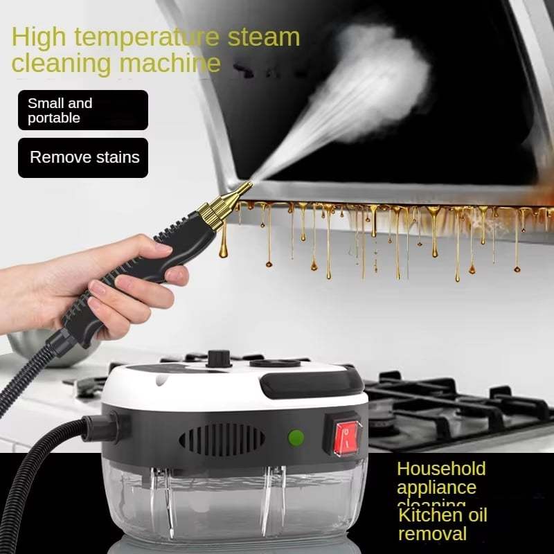 2500W High Temperature Pressure Steam Cleaner for Home Kitchen Portable Handheld Cleaning Machine for Car Auto