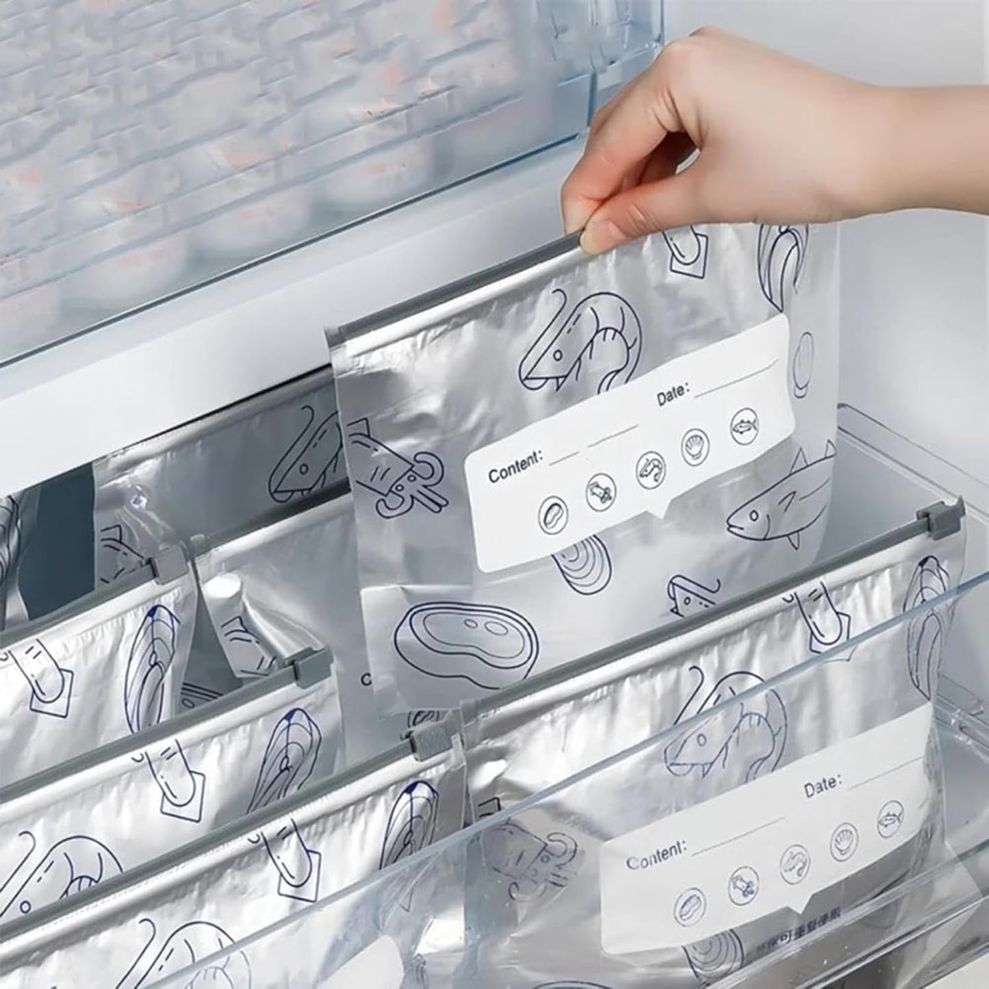 💥Reusable Aluminum Foil Freshness Seal Bags – Your Kitchen’s New Best Friend! 🍴✨