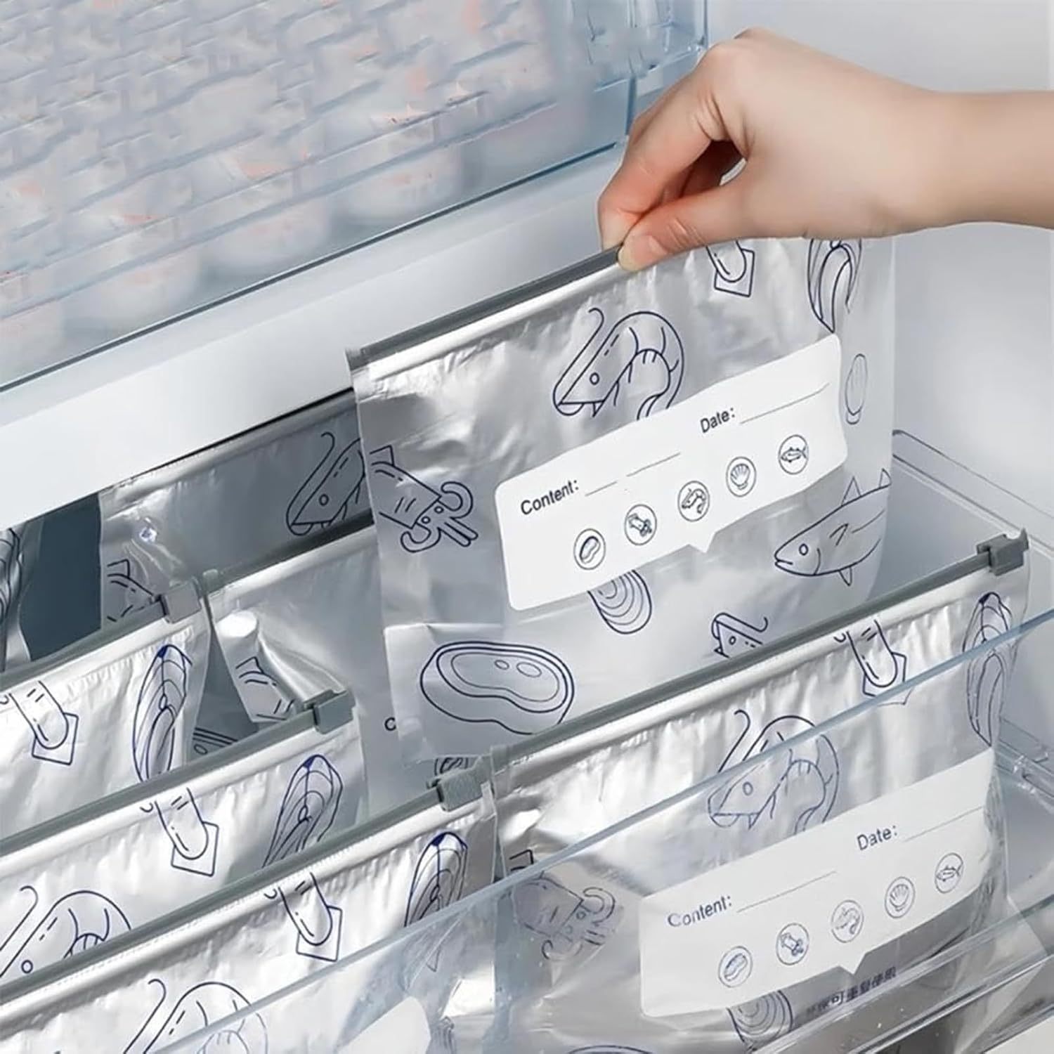 💥Reusable Aluminum Foil Freshness Seal Bags – Your Kitchen’s New Best Friend! 🍴✨