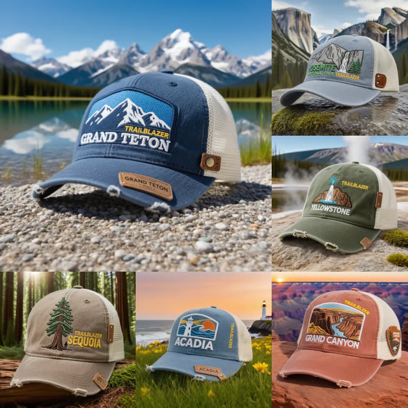 🌄 Adventure Awaits! America’s National Parks Cap Collection 🌲