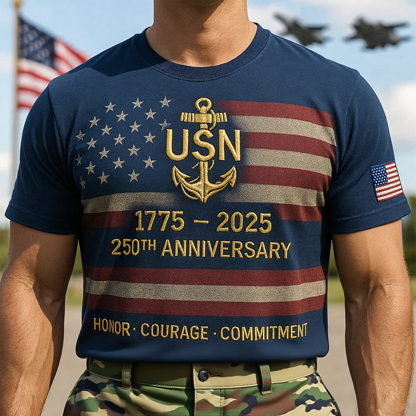 🔥 LAST DAY 50% OFF – 250th Anniversary Patriotic Tees