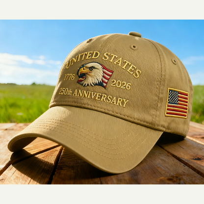 🎉United States 250th Anniversary Eagle Hat – Celebrate Freedom in Style