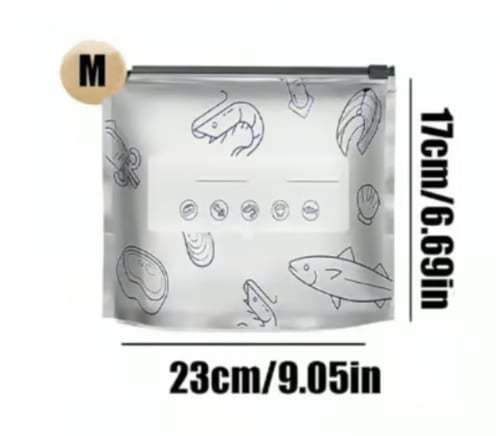 💥Reusable Aluminum Foil Freshness Seal Bags – Your Kitchen’s New Best Friend! 🍴✨