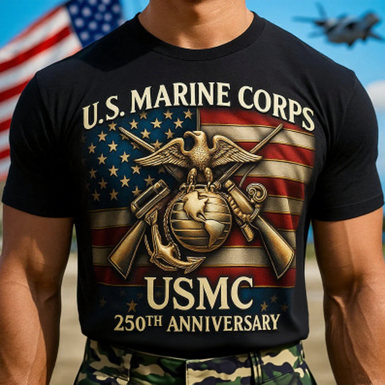 🔥 LAST DAY 50% OFF – USMC Core Values™ Anniversary Tee