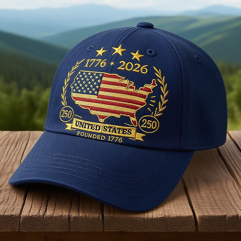 🎇The 250-Year Celebration Cap — History Woven into Every Stitch