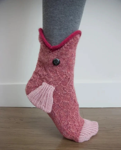 🎅Christmas Sale- 3D Knit Crocodile Socks