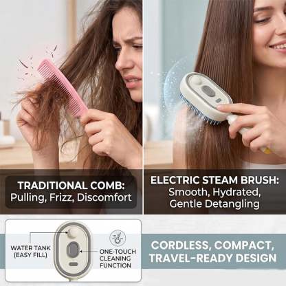 🏆Flash Sale⚡ 50K+ SOLD! Almost Gone-2026 Electric Steaming Massage Hair Care Brush
