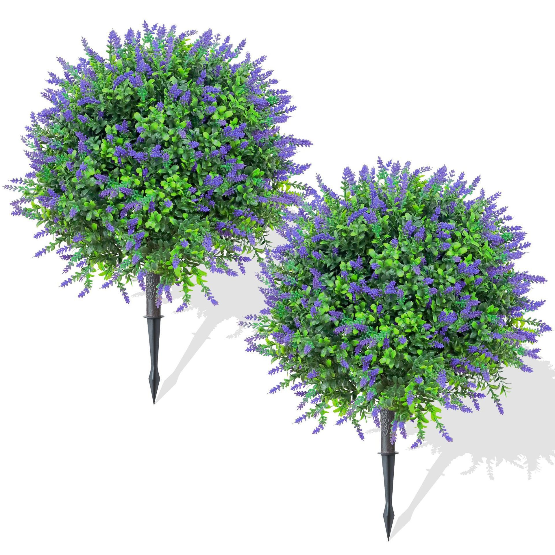 🌳Artificial Boxwood Topiary Ball Trees & Lavender Trees