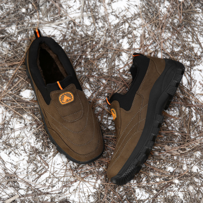Men's Comfy Orthopedic Support Non-Slip Hiking Shoes Waterproof Breathable Therapeutic Shoes