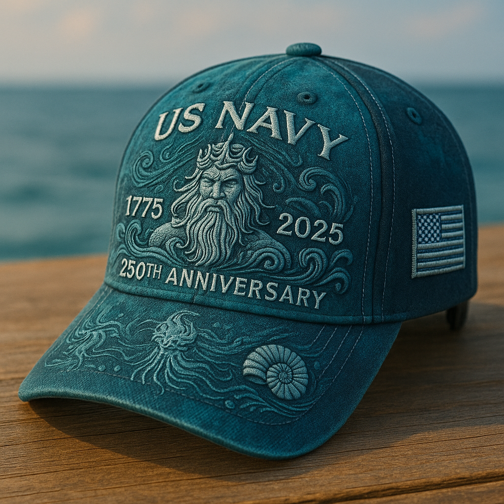US Navy 250 Years - Heritage Embroidered Cap Series