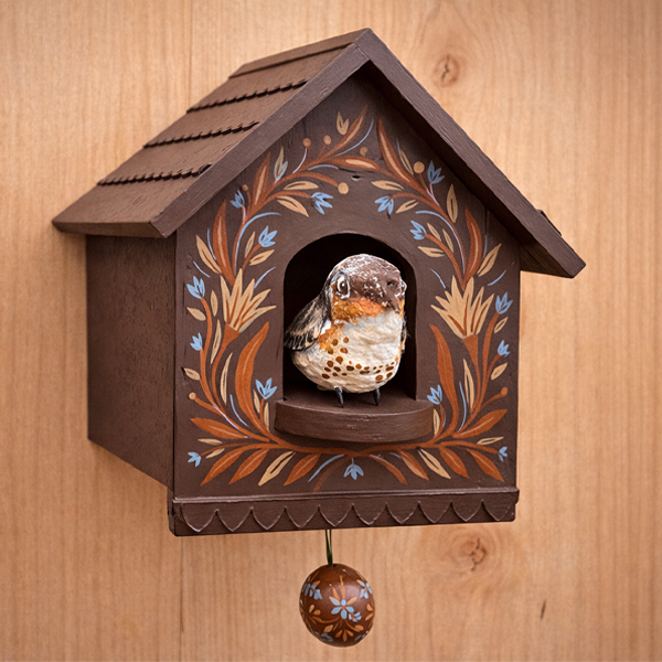 🔥LAST DAY 50% OFF-Whimsical Kinetic Art Birdhouse Wall Decor(✨Same as in the video)