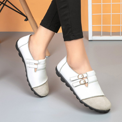 🔥Last Day Promotion 50% OFF - Women's Comfortable Versatile Orthopaedic Leather Loafers