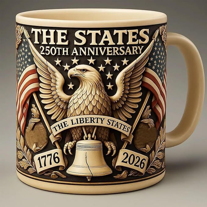 🔥 LAST DAY 50% OFF – 250 Years of Freedom™ Commemorative Mug
