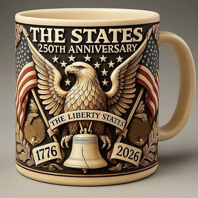 🔥 LAST DAY 50% OFF – 250 Years of Freedom™ Commemorative Mug