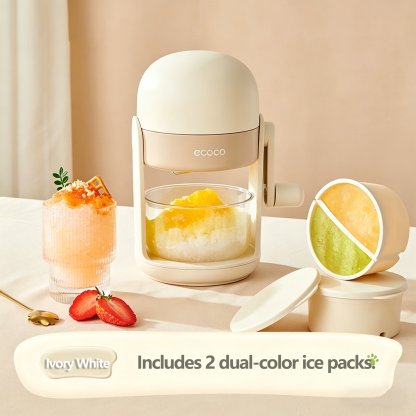 🍓 Two-Flavor Ice Shaver – Summer Fun for Everyone
