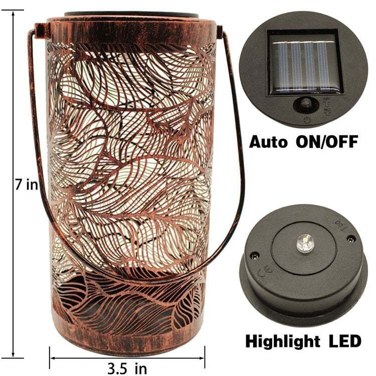 Solar Leaf Hanging Lamp