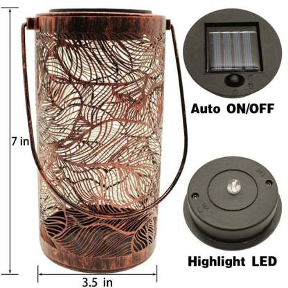Solar Leaf Hanging Lamp