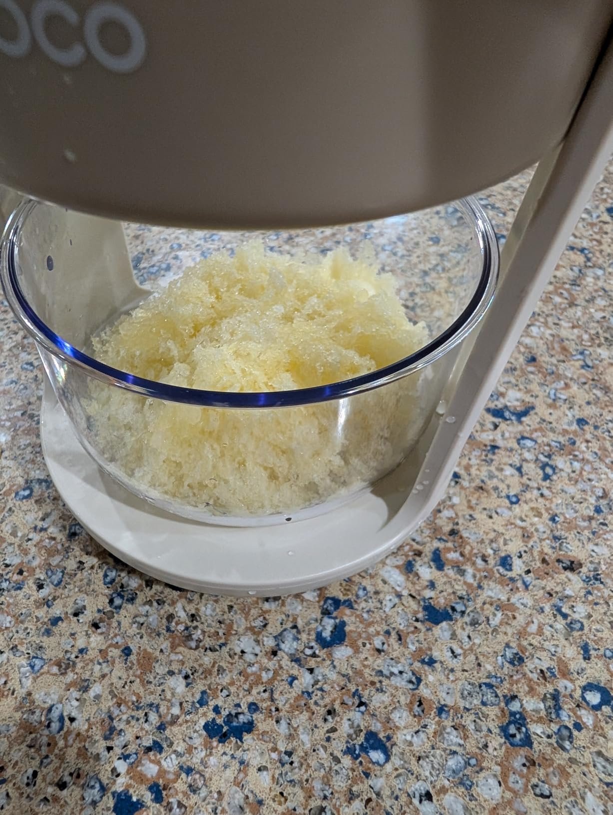 It works but it can't make much shaved ice because there is only one mold to freeze ice in.