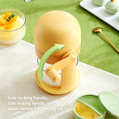 🍓 Two-Flavor Ice Shaver – Summer Fun for Everyone