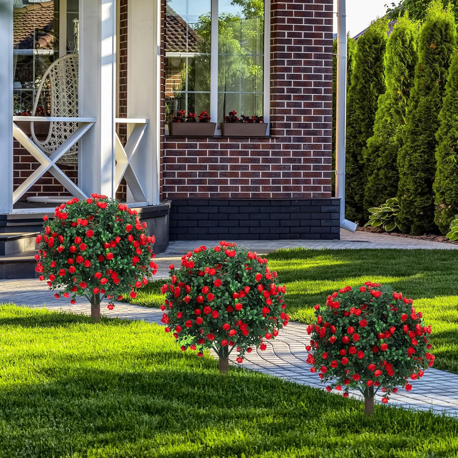 🌳Artificial Boxwood Topiary Ball Trees & Lavender Trees