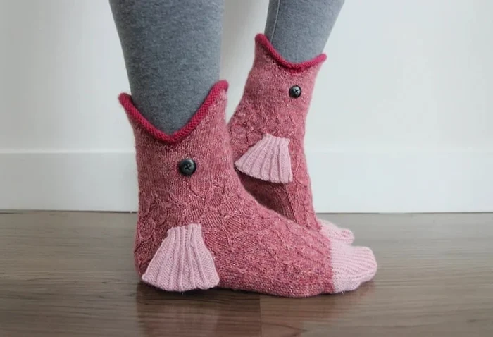 🎅Christmas Sale- 3D Knit Crocodile Socks