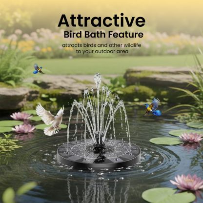 Solar Bird Bath Fountain Pump