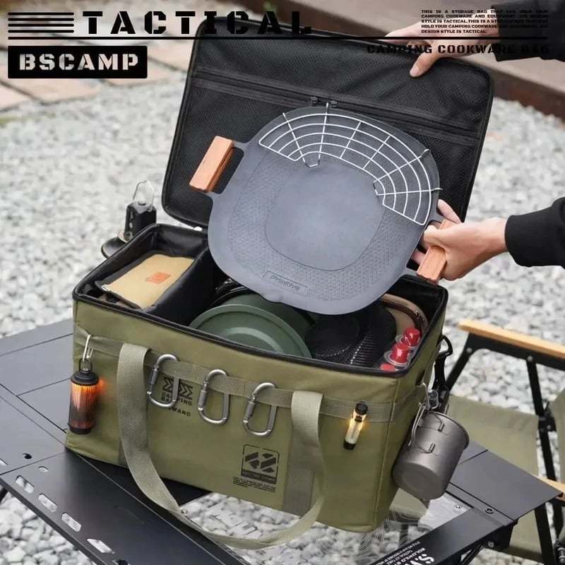 🔥Large Capacity Outdoor Folding Storage Bag Waterproof Portable Camping & Picnic Organizer