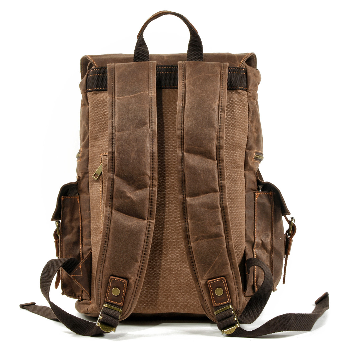 Beeswax Canvas Travel Retro Backpack