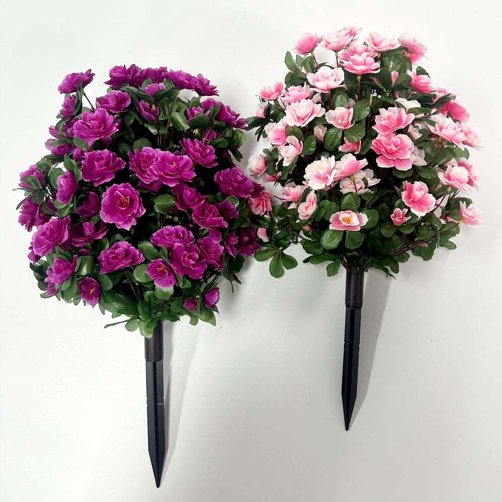Artificial Boxwood Topiary Ball Trees with Ground Spikes
