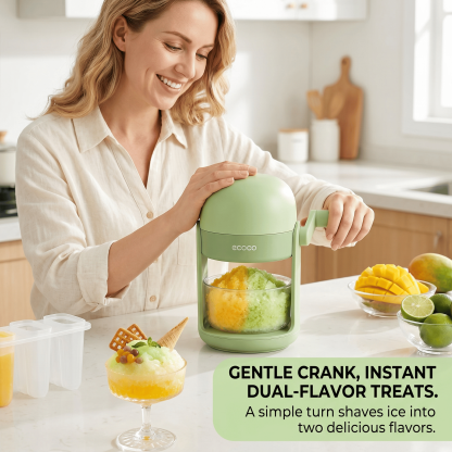 🍓 Two-Flavor Ice Shaver – Summer Fun for Everyone