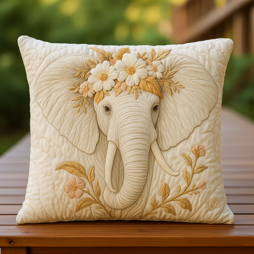 Interesting Quilted Pillow