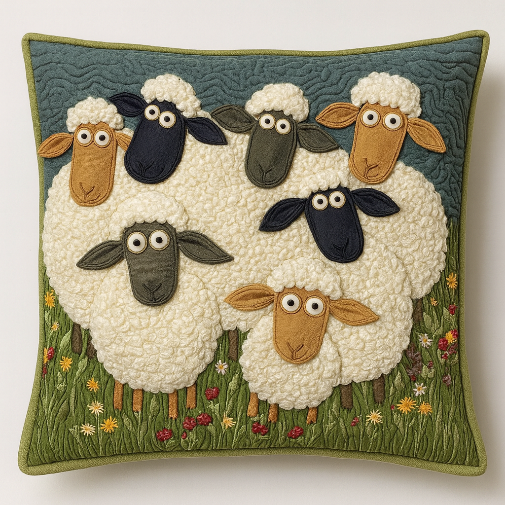 Interesting Quilted Pillow