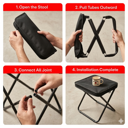 Folding Sling Bag Stool