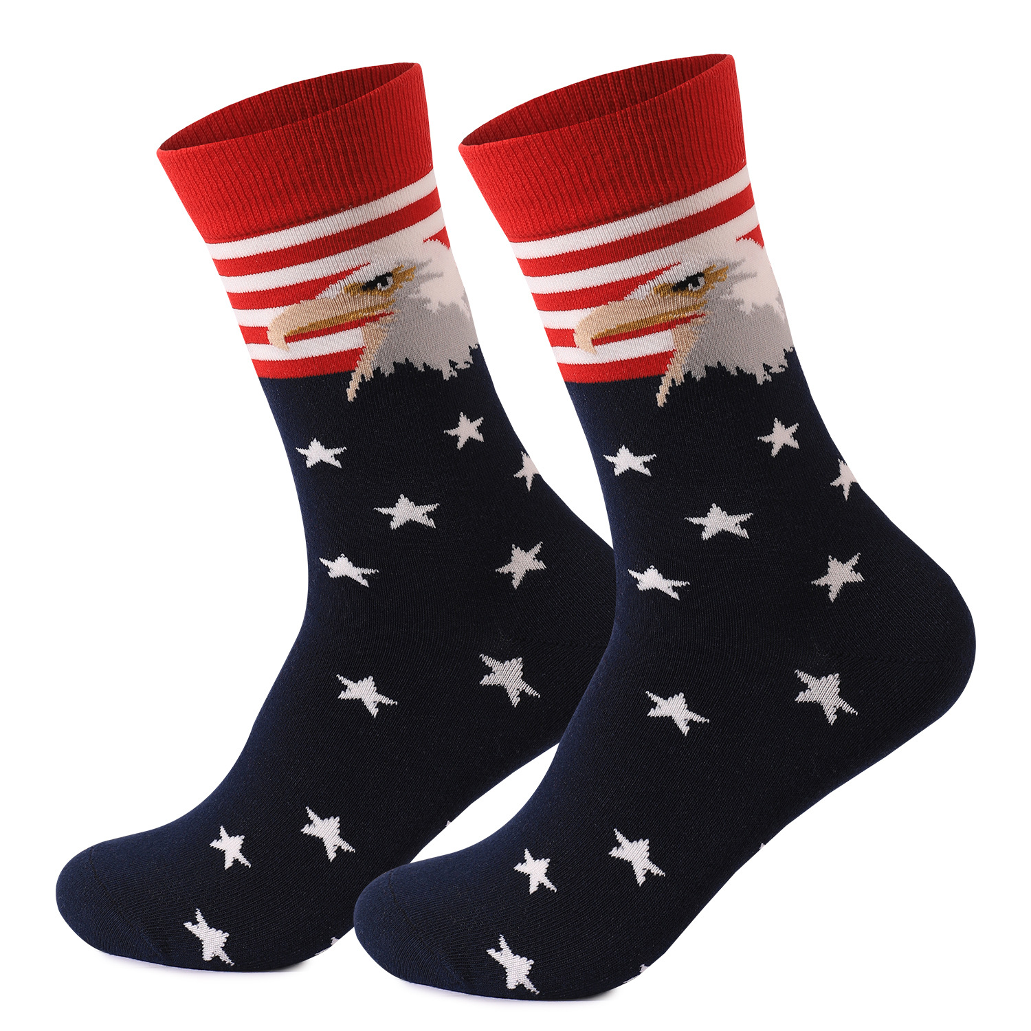 Stars & Stripes Cotton Socks – Patriotic USA Flag Design