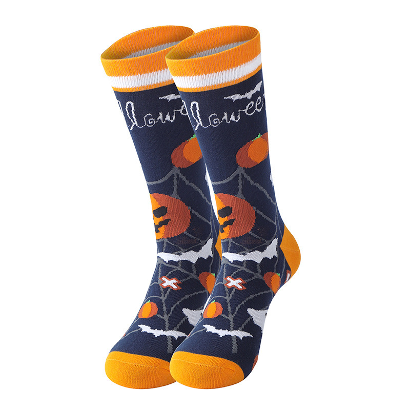 🎃 Halloween Cotton Socks – Spooky & Fun Holiday Style