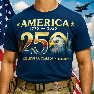 🔥 LAST DAY 50% OFF – 250th Anniversary Patriotic Tees