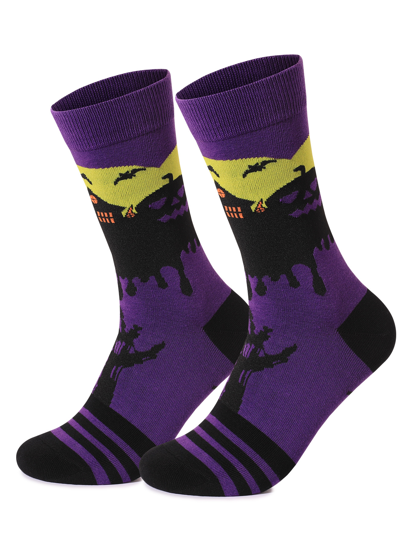 🎃 Halloween Cotton Socks – Spooky & Fun Holiday Style