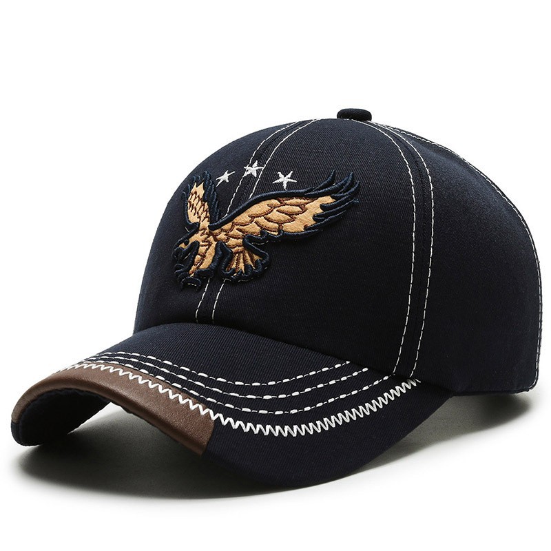 Vintage Eagle Embroidered Baseball Cap – Adjustable Hat