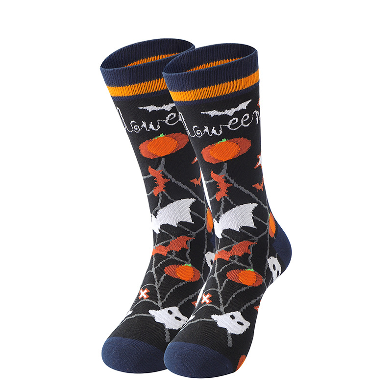 🎃 Halloween Cotton Socks – Spooky & Fun Holiday Style