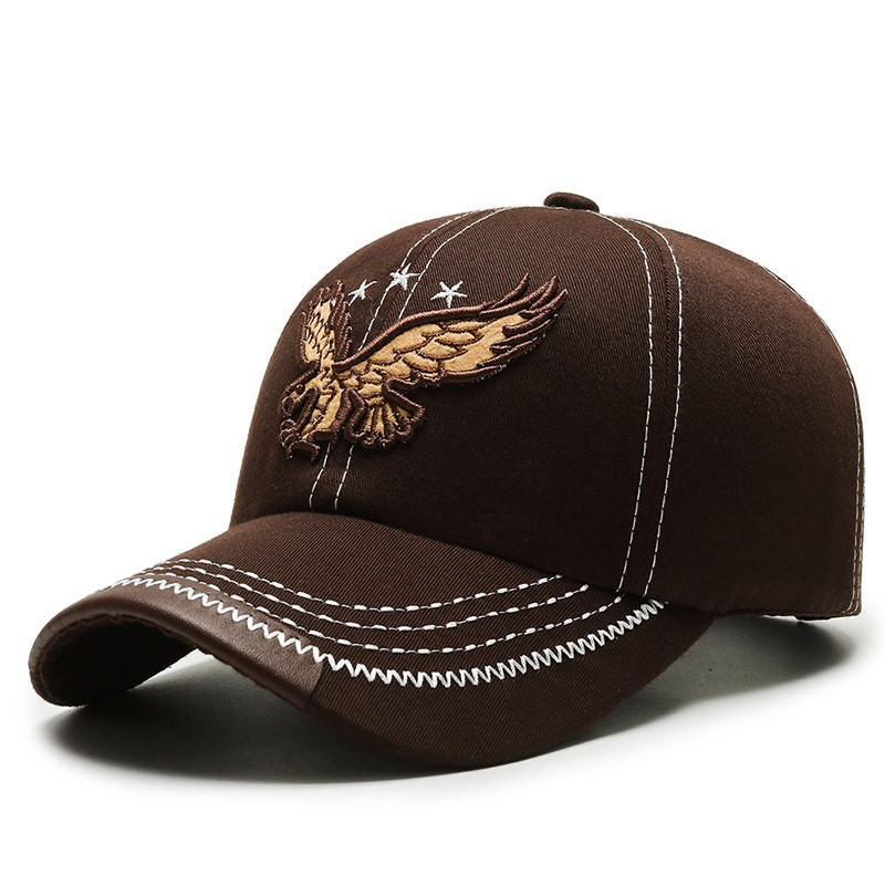 Vintage Eagle Embroidered Baseball Cap – Adjustable Hat