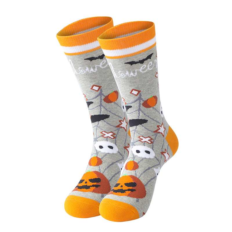 🎃 Halloween Cotton Socks – Spooky & Fun Holiday Style