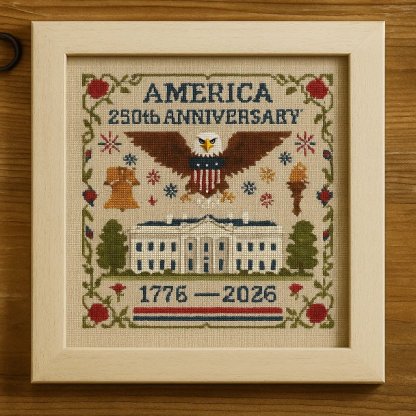 🦅US 250th Anniversary Cross Stitch Kits ✨250th Anniversary of American Independence