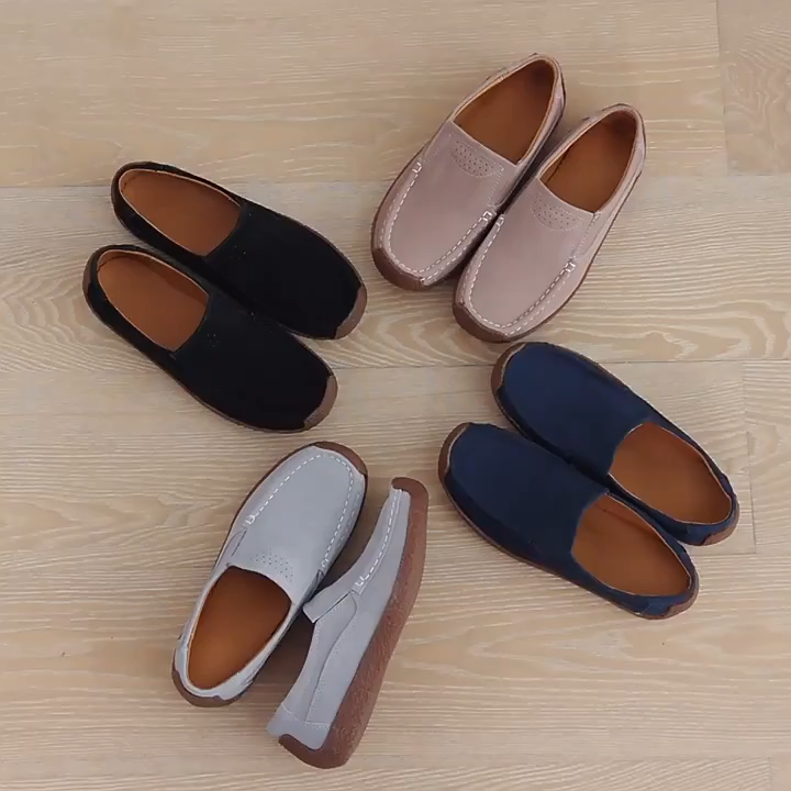 Women’s Soft Suede Comfort Slip-On Loafers
